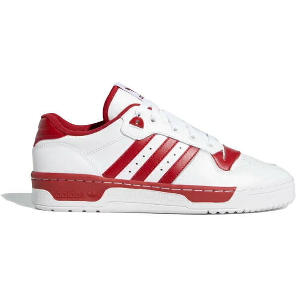 adidas アディダス メンズ スニーカー  【adidas Rivalry Low Cloud White Active Maroon】  大いさ US_8(26.0糎) Cloud White/Cloud White/Active Maroon