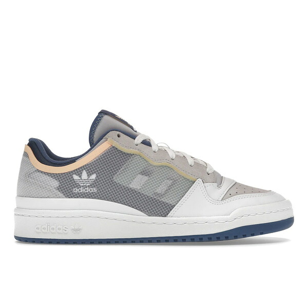 adidas アディダス メンズ スニーカー  【adidas Forum Low TT Cloud White Acid Orange Crew Blue】  大いさ US_8(26.0糎) Cloud White/Acid Orange/Crew Blue
