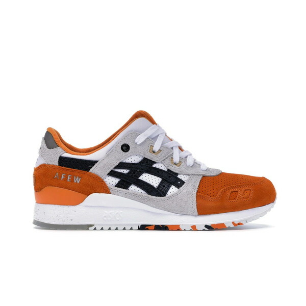 ASICS アシックス メンズ スニーカー  【ASICS Gel-Lyte III AFEW x Beams Orange Koi】  大いさ US_9(27.0糎) Orange/White