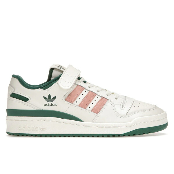 adidas アディダス メンズ スニーカー  【adidas Forum 84 Low Off White Green Pink】  大きさ US_M_4 Off White/Collegiate Green/Glow Pink