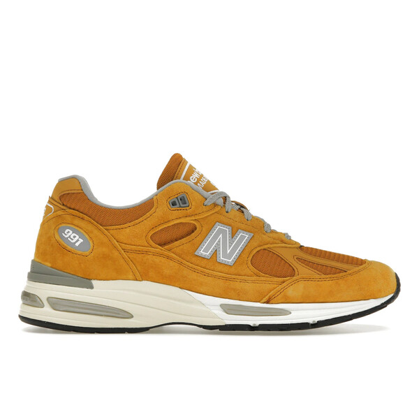 New Balance ニュー平衡にする メンズ スニーカー  【New Balance 991v2 MiUK Brights Revival Pack Yellow】  大きさ US_12(30.0珊) Yellow/Silver/Alloy