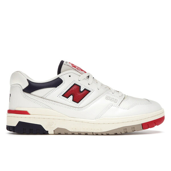 New Balance ニュー平衡にする メンズ スニーカー  【New Balance 550 Aime Leon Dore White Navy Red】  大きさ US_M_4.5 White/Navy-Red
