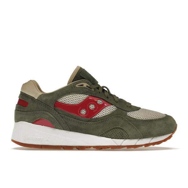 Saucony サッカニー メンズ スニーカー  【Saucony Shadow 6000 Up There Doors to the World】  大いさ US_9.5(27.5糎) Olive/Natural/Vibrant Pink