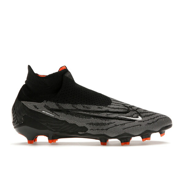 Nike ナイキ メンズ スニーカー  【Nike Gripknit Phantom GX Elite Dynamic Fit FG Black Dark Smoke Grey Total Orange】  大きさ US_7(25.0糎) Black/Dark Smoke Grey/Total Orange/Summit White