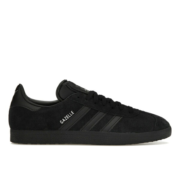 adidas アディダス メンズ スニーカー  【adidas Gazelle All Black Silver Metallic】  大いさ US_7.5(25.5糎) All Black/All Black/Silver Metallic