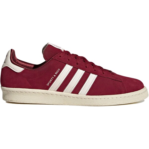 adidas アディダス メンズ スニーカー  【adidas Campus 80s Sporty \u0026 Rich Merlot Cream】  大いさ US_12.5(30.5糎) Collegiate Burgundy/Chalk White/Collegiate Burgundy