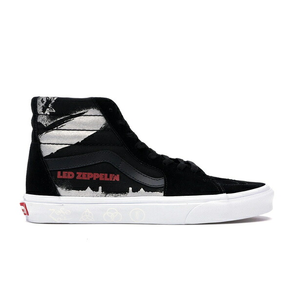 Vans バンズ メンズ スニーカー  【Vans Sk8-Hi Led Zeppelin】  大きさ US_9.5(27.5珊) Black/True White