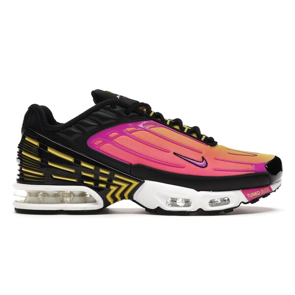Nike ナイキ メンズ スニーカー  【Nike Air Max Plus 3 Hyper Violet】  大いさ US_10(28.0糎) Black/Hyper Violet-Dynamic Yellow