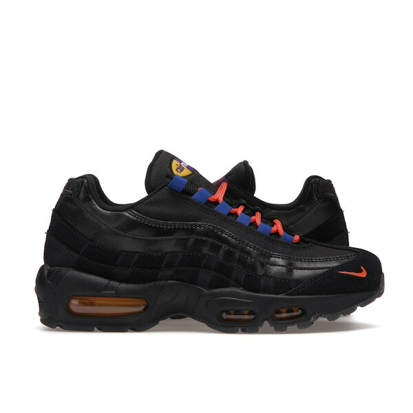 Nike ナイキ メンズ スニーカー  【Nike Air Max 95 天使の都市 vs. NYC】  大いさ US_11.5(29.5糎) Black/Rush Blue-Brilliant Orange-Amarillo
