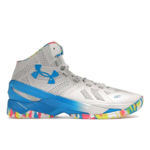 Under Armour アンダーアーマー メンズ スニーカー  【UA Curry 2 Birthday】  大きさ US_10(28.0珊) White/Mojo Pink-Electric Blue