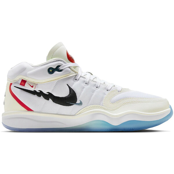 Nike ナイキ メンズ スニーカー  【Nike Air Zoom GT Hustle 2 Year of the Dragon】  大きさ US_5.5(23.5珊) White/Pale Vanilla/Varsity Red/Black