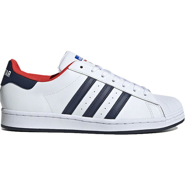 adidas アディダス メンズ スニーカー  【adidas Superstar Top Ten】  大いさ US_7(25.0糎) Cloud White/Collegiate Navy/Red