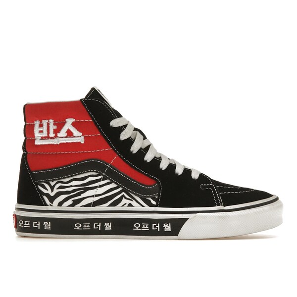 Vans バンズ メンズ スニーカー  【Vans Sk8-Hi Korean Typography】  大きさ US_M_4 Racing Red/True Blue