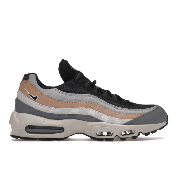 Nike ナイキ メンズ スニーカー  【Nike Air Max 95 Black Beige Grey】  大いさ US_10.5(28.5糎) Black/Beige-Grey-Neutral Grey