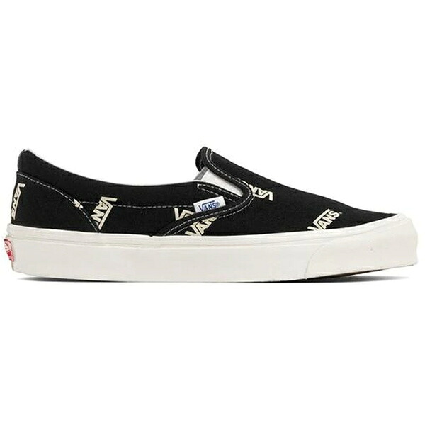 Vans バンズ メンズ スニーカー  【Vans Slip-On Multi-Logo Black】  大きさ US_M_4.5 Black/Marshmallow