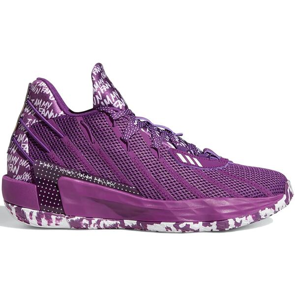 adidas アディダス メンズ スニーカー  【adidas Dame 7 I アメリシウム My Own Fan Glory Purple】  大きさ US_12(30.0珊) Glory Purple/Cloud White/Glory Purple