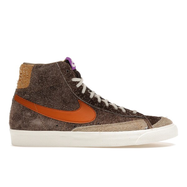 Nike ナイキ メンズ スニーカー  【Nike Blazer Mid \u002777 Premium Dark Chocolate】  大きさ US_M_13 Dark Chocolate/Tan-Purple