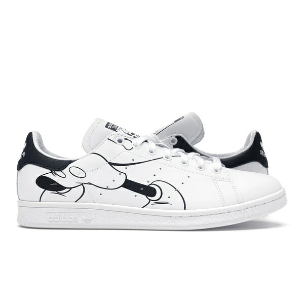 adidas アディダス メンズ スニーカー  【adidas Stan Smith Mickey Mouse】  大きさ US_7.5(25.5珊) Cloud White/Core Black/Cloud White