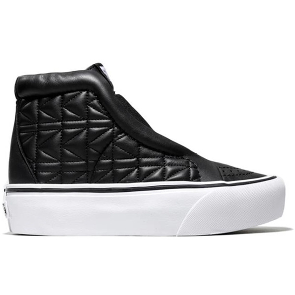 Vans バンズ メンズ スニーカー  【Vans Sk8-Hi Laceless Platform Karl Lagerfeld Quilt Black】  大きさ US_5(23.0珊) Black/White