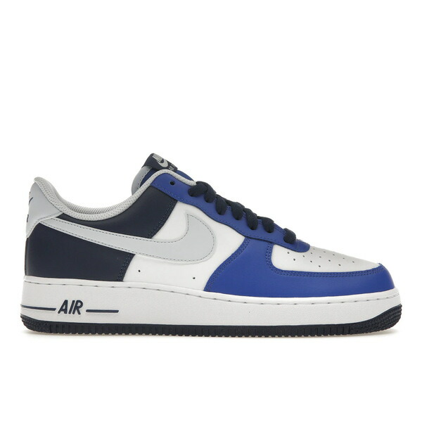 Nike ナイキ メンズ スニーカー  【Nike Air Force 1 Low \u002707 LV8 Game Royal Navy】  大きさ US_7(25.0珊) White/Football Grey/Game Royal/Midnight Navy