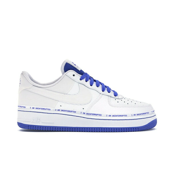 Nike ナイキ メンズ スニーカー  【Nike Air Force 1 Low Uninterrupted More Than an Athlete】  大きさ US_10.5(28.5珊) White/White-Game Royal