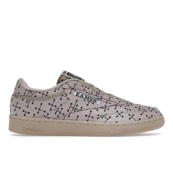 Reebok リーボック メンズ スニーカー  【Reebok Club C 85 Eames Dot Pattern】  大いさ US_12(30.0糎) Modern Beige/Modern Beige/Core Black