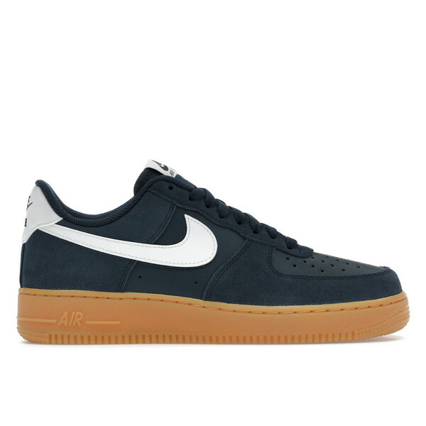 Nike ナイキ メンズ スニーカー  【Nike Air Force 1 Low \u002707 LV8 Armory Navy Gum】  大きさ US_12(30.0珊) Armory Navy/Gum Light Brown/Summit White