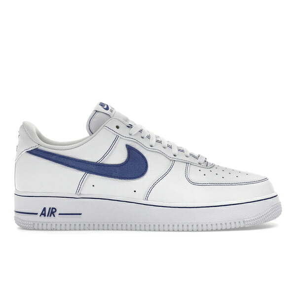 Nike ナイキ メンズ スニーカー  【Nike Air Force 1 Low \u002707 LV8 White Deep Royal Blue】  大きさ US_7(25.0珊) White/Deep Royal Blue