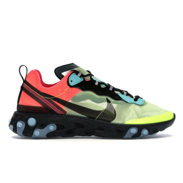Nike ナイキ メンズ スニーカー  【Nike React Element 87 Volt Racer Pink】  大いさ US_8(26.0糎) Volt/Aurora Green-Racer Pink-Black