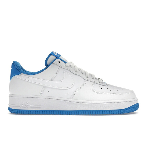 Nike ナイキ メンズ スニーカー  【Nike Air Force 1 Low \u002707 White Light Photo Blue】  大きさ US_9(27.0珊) White/Light Photo Blue/White