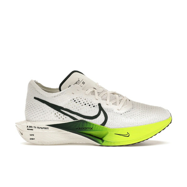 Nike ナイキ メンズ スニーカー  【Nike ZoomX Vaporfly 3 Wake Up Pack】  大いさ US_11(29.0糎) White/Pro Green-Volt-Sail-Black