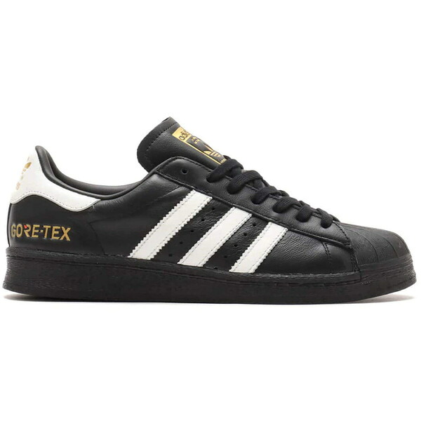 adidas アディダス メンズ スニーカー  【adidas Superstar 82 Gore-Tex atmos GID-SNK Black】  大きさ US_8(26.0珊) Core Black/Footwear White/Gold Metallic