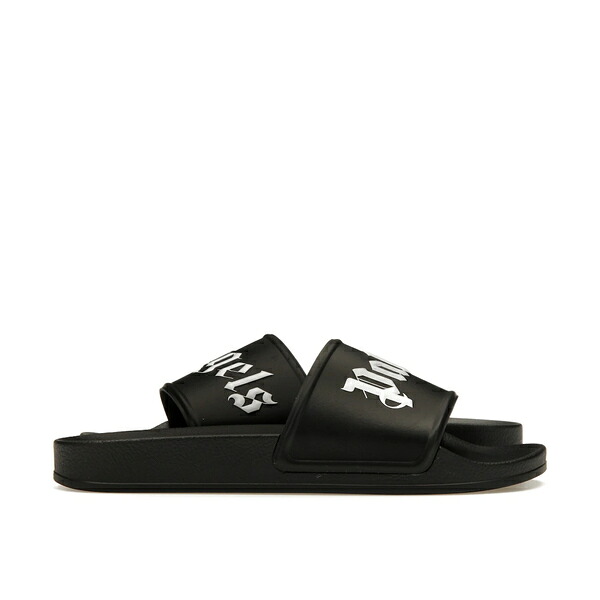 Palm Angels パーム・エンジェルス メンズ スニーカー  【Palm Angels Pool Slides Black】  大きさ US_12(30.0珊) Black/White