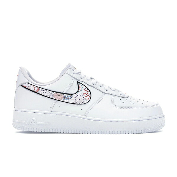 Nike ナイキ メンズ スニーカー  【Nike Air Force 1 Low Lunar New Year (2018)】  大きさ US_7(25.0珊) White/White-Habanero Red