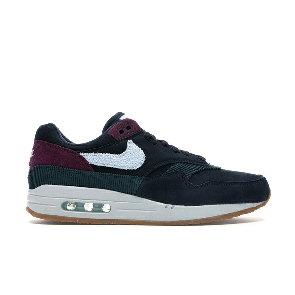 Nike ナイキ メンズ スニーカー  【Nike Air Max 1 Dark Obsidian Crepe Sole】  大きさ US_12(30.0糎) Dark Obsidian/Cobalt Tint-Ocean Bliss