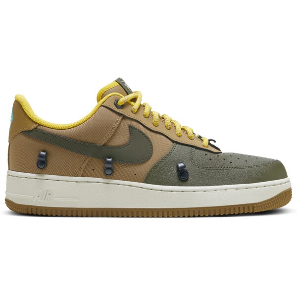 Nike ナイキ メンズ スニーカー  【Nike Air Force 1 Low \u002707 PRM Winterized Cargo Khaki】  大いさ US_12(30.0糎) Cargo Khaki/Ale Brown/Vivid Sulfur/White/Gum Medium Brown