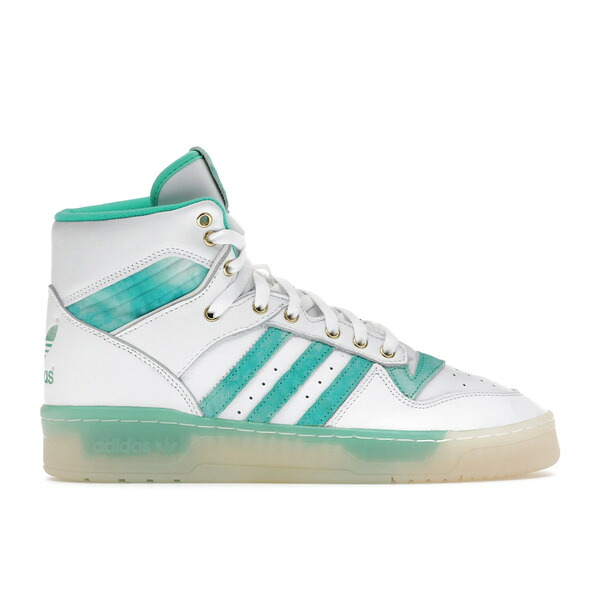 adidas アディダス メンズ スニーカー  【adidas Rivalry Hi Chinese Singles\u0027 Day (2019)】  大いさ US_10.5(28.5糎) Footwear White/Hi-Res Green-Gold Foil