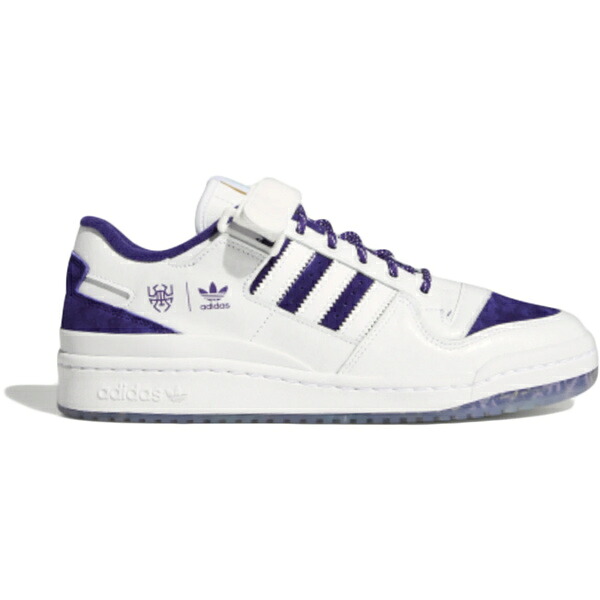 adidas アディダス メンズ スニーカー  【adidas Forum Low Donovan Mitchell】  大いさ US_M_4.5 Footwear White/Collegiate Purple/Halo Mint