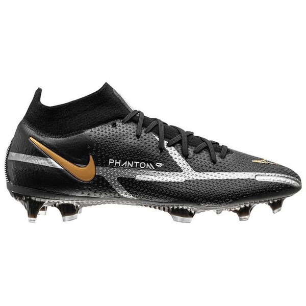 Nike ナイキ メンズ スニーカー  【Nike Phatnom GT2 Elite DF FG Black Metallic Gold】  大きさ US_8(26.0珊) Black/Metallic Gold/Metallic Silver/Metallic Dark Grey