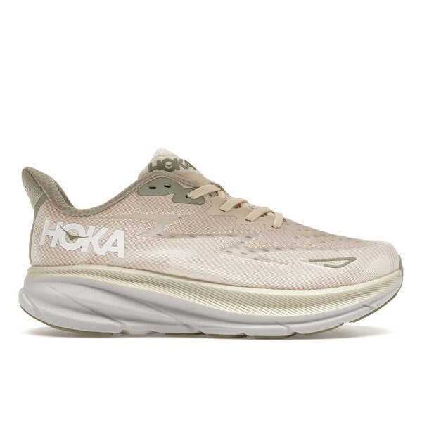 Hoka One One ホカオネオネ メンズ スニーカー  【Hoka One One Clifton 9 Oat Milk Barley】  大きさ US_12.5(30.5珊) Oat Milk/Barley