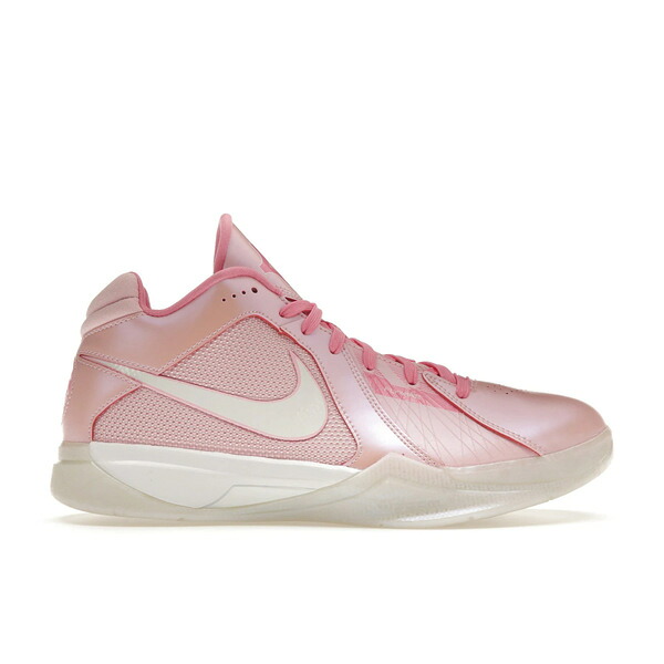 Nike ナイキ メンズ スニーカー  【Nike KD 3 Aunt Pearl】  大いさ US_12.5(30.5糎) Medium Soft Pink/White/Lotus Pink
