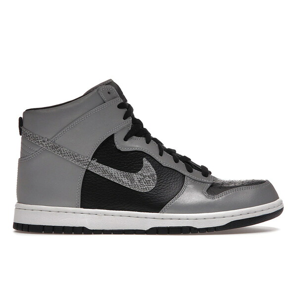 Nike ナイキ メンズ スニーカー  【Nike Dunk High Cocoa Snake】  大いさ US_12(30.0糎) White/Black-Reflect Silver