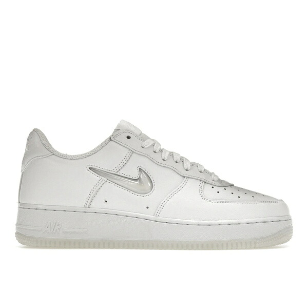 Nike ナイキ メンズ スニーカー  【Nike Air Force 1 Low \u002707 Retro Color of the Month Jewel Swoosh Triple White】  大きさ US_M_13 White/White-White