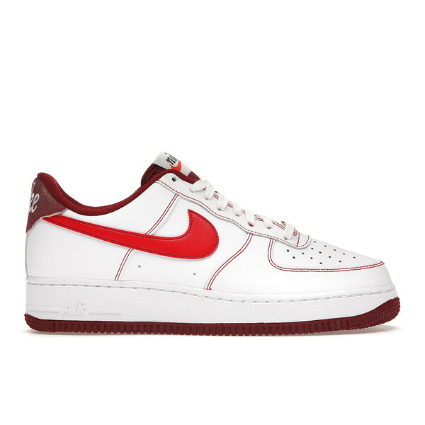 Nike ナイキ メンズ スニーカー  【Nike Air Force 1 Low \u002707 First Use White Team Red】  大きさ US_12(30.0珊) White/Team Red/Sail