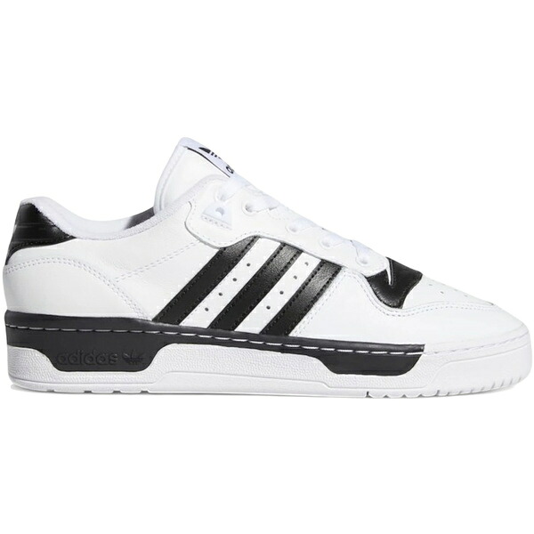 adidas アディダス メンズ スニーカー  【adidas Rivalry Low Cloud White Core Black Stripes】  大きさ US_6(24.0珊) Cloud White/Cloud White/Core Black