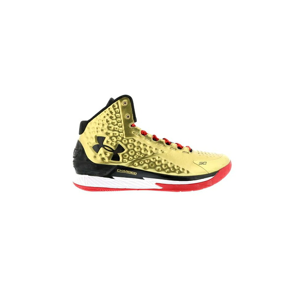 Under Armour アンダーアーマー メンズ スニーカー  【UA Curry 1 All American】  大きさ US_10.5(28.5珊) Metallic Gold/Black-Red