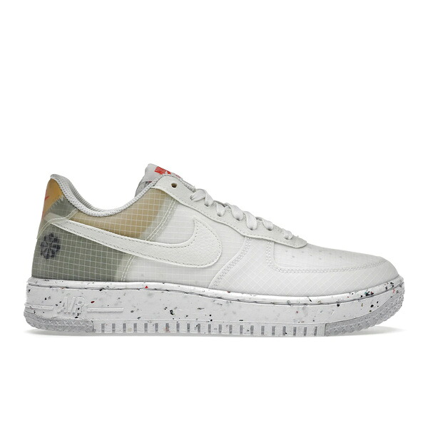 Nike ナイキ メンズ スニーカー  【Nike Air Force 1 Low Crater White Orange】  大きさ US_8.5(26.5珊) White/Orange/White