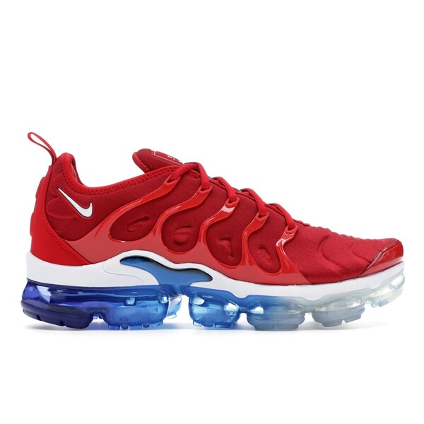 Nike ナイキ メンズ スニーカー  【Nike Air VaporMax Plus USA】  大いさ US_8(26.0糎) University Red/White-Black-Photo Blue