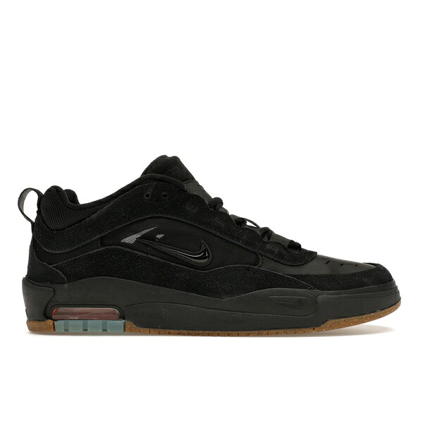 Nike ナイキ メンズ スニーカー  【Nike SB Air Max Ishod Wair Black Gum】  大いさ US_12(30.0糎) Black/Black/Anthracite/Black/Gum Light Brown/University Blue