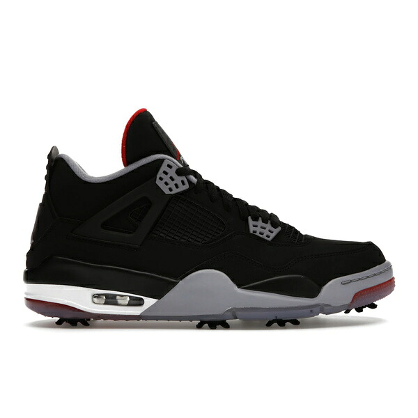 Jordan ジョーダン メンズ スニーカー  【Jordan 4 Retro Golf Bred】  大きさ US_6(24.0珊) Black/Fire Red-Cement Grey-White